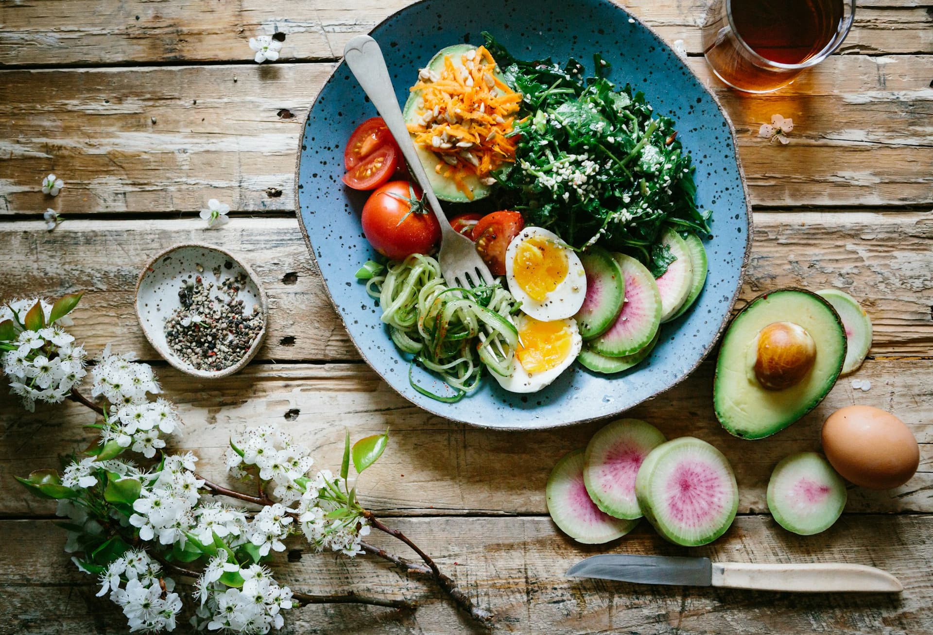 Downtown Meal Prep Background